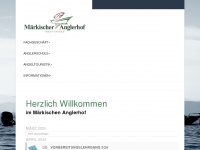 maerkischer-anglerhof.de Webseite Vorschau