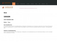 saragon.de Webseite Vorschau