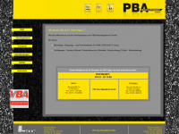 pba-abschleppdienst.de Webseite Vorschau