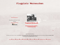 flugplatz-werneuchen.de Webseite Vorschau