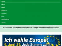 europaunion-vechta.de Webseite Vorschau