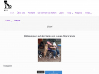 lunas-altersranch.ch Webseite Vorschau