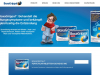 boxa-grippal.at Webseite Vorschau