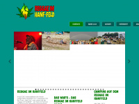 reggae-im-hanffeld.de Webseite Vorschau