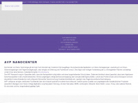 avp-nanocenter.ch Webseite Vorschau