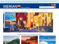 merian-shop.de Webseite Vorschau