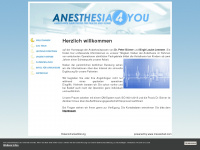 anaesthesia4you.de Webseite Vorschau