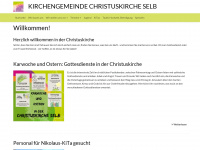 christuskirche-selb.de Webseite Vorschau