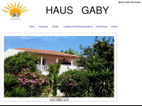 house-gaby.com Webseite Vorschau