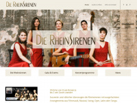 rheinsirenen.com Webseite Vorschau
