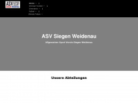 asv-siegen.de Webseite Vorschau