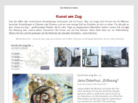 kunst-am-zug.de Webseite Vorschau