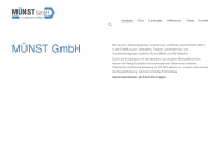 muenst-gmbh.de Webseite Vorschau
