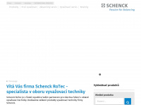 schenck-rotec.cz Webseite Vorschau