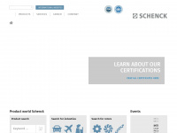schenck-usa.com Webseite Vorschau