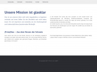 friesglas.ch Webseite Vorschau