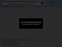 interessengemeinschaft-dagersheim-ost.de Webseite Vorschau