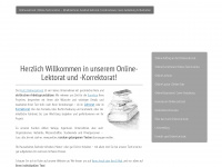online-lektorat-textkorrektur.de Webseite Vorschau