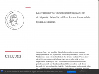 hadrians-reisen.com Webseite Vorschau