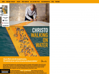 christo-walkingonwater.de Webseite Vorschau
