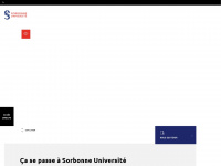 sorbonne-universite.fr Webseite Vorschau