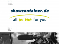 showcontainer.de Webseite Vorschau