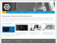 vesa-standard.com Webseite Vorschau