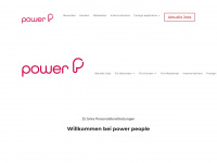 power-people.eu Webseite Vorschau