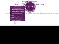 numi-yoga.de Webseite Vorschau