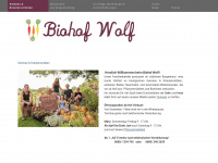 biohofwolf.at Webseite Vorschau