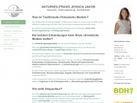 jakob-naturheilpraxis.de Webseite Vorschau