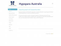 hypopara-australia.com Webseite Vorschau