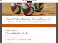 volleyballneukoelln.wordpress.com Webseite Vorschau