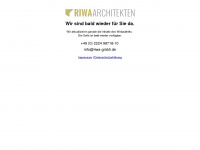 riwa-architekten.de Webseite Vorschau