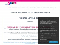 schwimmschule-sam.de Webseite Vorschau