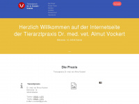 tierarztpraxis-dr-almut-vockert.de Webseite Vorschau