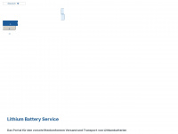lithium-batterie-service.de Webseite Vorschau