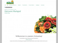 gaertnerei-markgraf-shop.de Webseite Vorschau