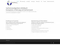 sachverstaendiger-muehlbach.de Webseite Vorschau