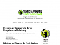 tennisakademiewarisch.de Webseite Vorschau