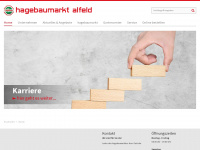 hagebaucentrum-alfeld.de Webseite Vorschau