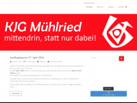 kjg-muehlried.de Webseite Vorschau