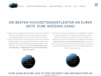 weddinggang.de Webseite Vorschau