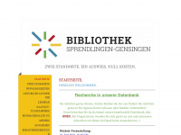 bibliothek-sprendlingen-gensingen.de Webseite Vorschau
