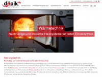 doepik-waermetechnik.com Webseite Vorschau