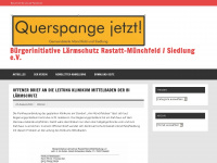 bi-laermschutz-b3.de Webseite Vorschau
