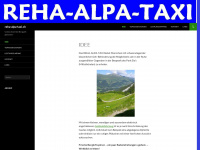 reha-alpa-taxi.ch Webseite Vorschau