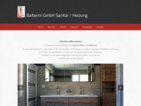baltermi-sanitaer.ch Webseite Vorschau