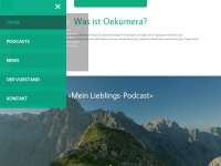 oekumera.ch Webseite Vorschau