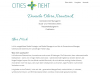 citiesnext.at Webseite Vorschau